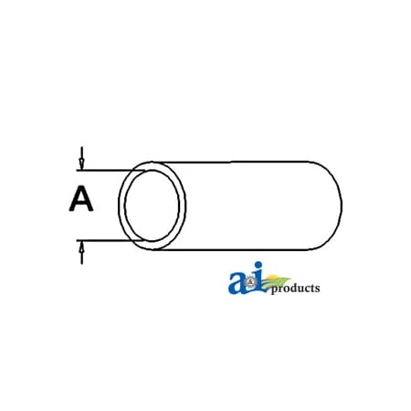 A & I Products Hose, Radiator, Upper 3.5" x2" x2" A-70011304